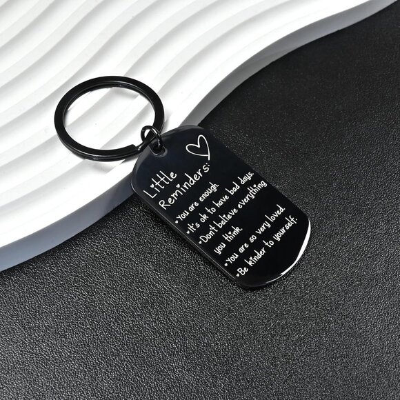 Little Reminders Keychain Inspiration Gifts for Women Men Affirmation Uplifting - Picture 3 of 6